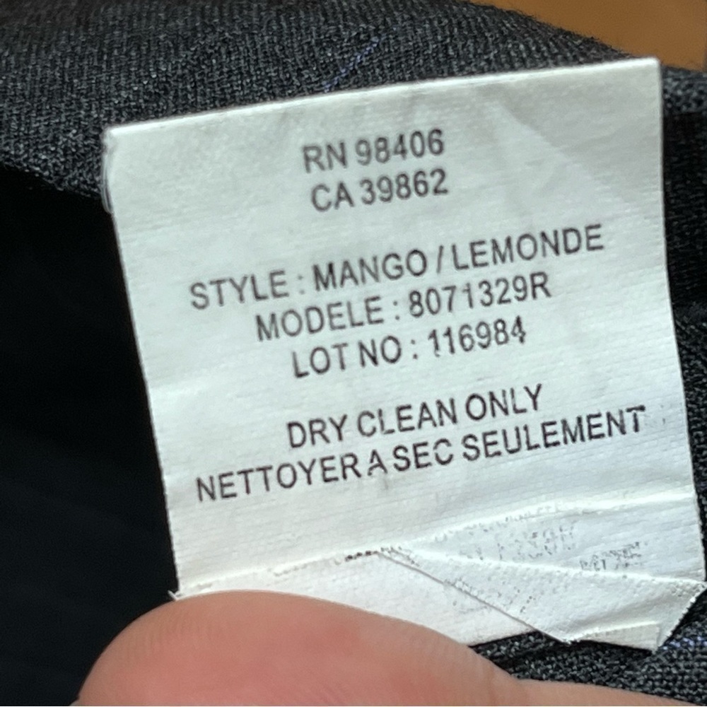Theory mango lemonde wool fabric tailor‎ skirt - Picture 3 of 6
